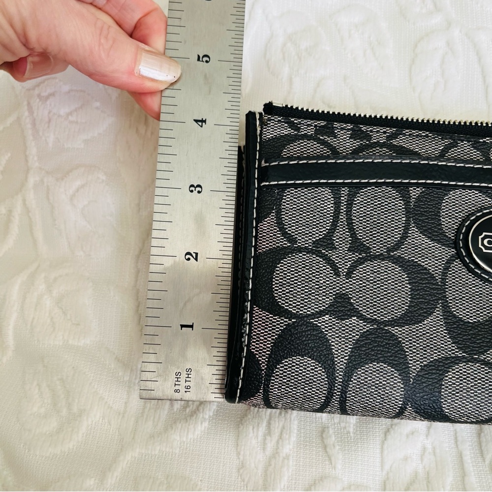 Coach Signature Print Wristlet - Picture 13 of 15